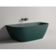 Ванна каменная отдельностоящая глянцевая 170x80 SALINI Sofia Wall 102512GRH окрашена по RAL снаружи