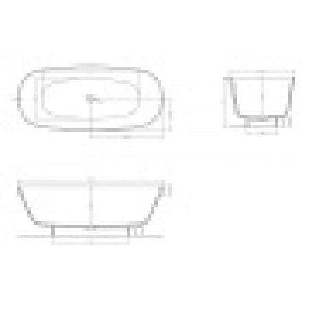 Ванна каменная отдельностоящая матовая 180х80 SALINI GRECA MEANDER 103121MRH окрашена по RAL снаружи Ванна каменная отдельностоящая матовая 180х80 SALINI GRECA MEANDER 103121MRH окрашена по RAL снаружи