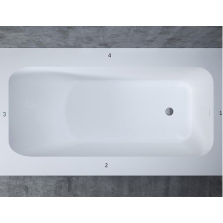 Ванна каменная матовая 190х100 SALINI ORLANDA Plus KIT 190 102114MH Ванна каменная матовая 190х100 SALINI ORLANDA Plus KIT 190 102114MH