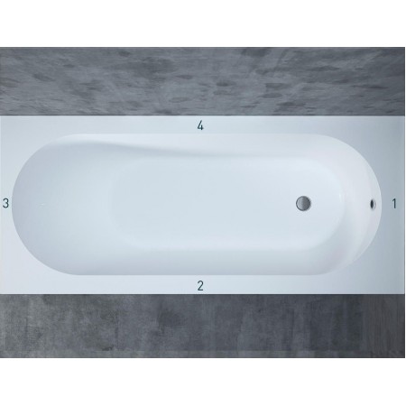 Ванна каменная матовая 170х75 SALINI ORNELLA 170 102321MRF окрашена по RAL Ванна каменная матовая 170х75 SALINI ORNELLA 170 102321MRF окрашена по RAL