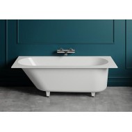 Ванна каменная матовая 170х75 SALINI ORNELLA KIT 170 102411MRH окрашена по RAL снаружи