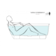 Ванна пристенная угловая глянцевая 170x85 SALINI Sofia Corner R окраска снаружи 102514GRH