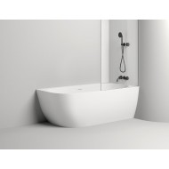 Ванна пристенная угловая глянцевая 170x85 SALINI Sofia Corner R 102514G